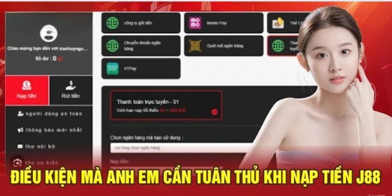 Vì sao nên chọn J88 để nộp tiền